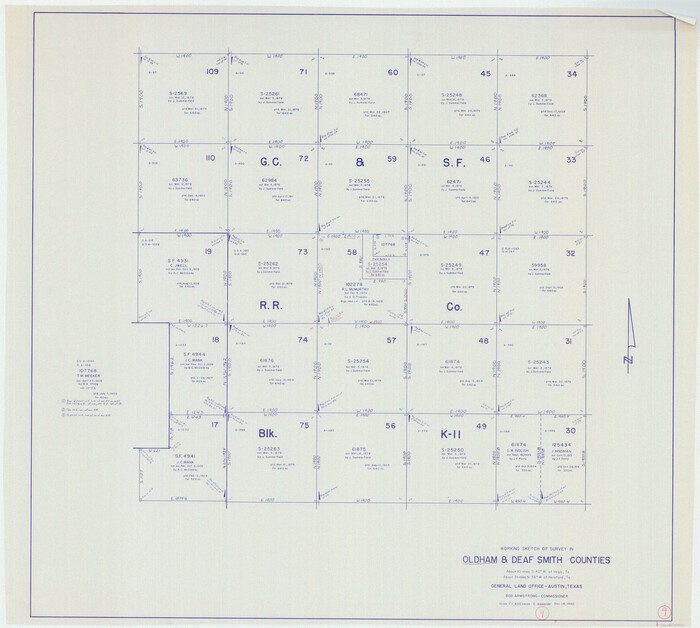 71331, Oldham County Working Sketch 9, General Map Collection