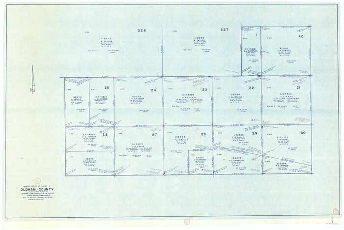 71332, Oldham County Working Sketch 10, General Map Collection