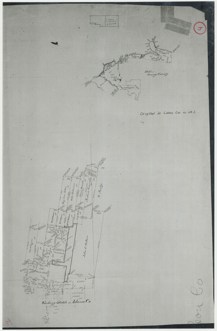 71336, Orange County Working Sketch 4, General Map Collection