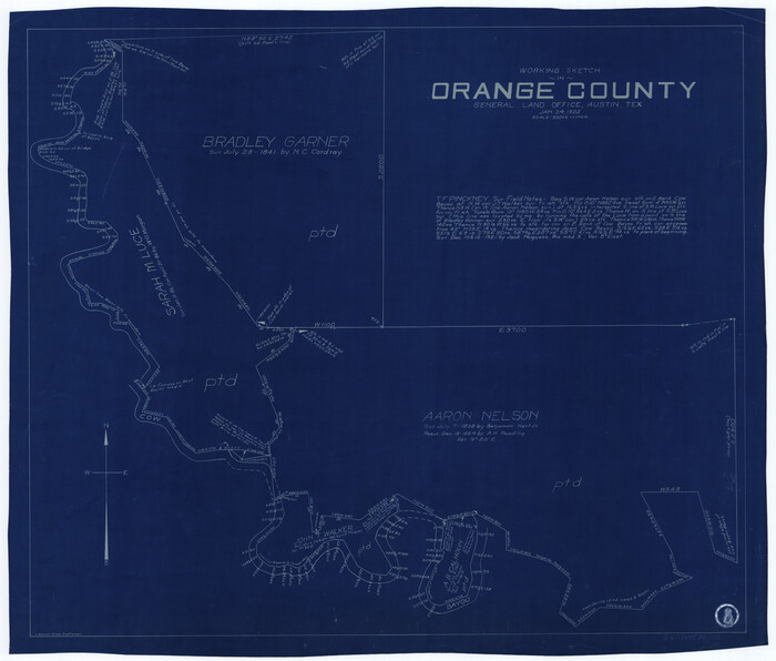 71340, Orange County Working Sketch 8, General Map Collection