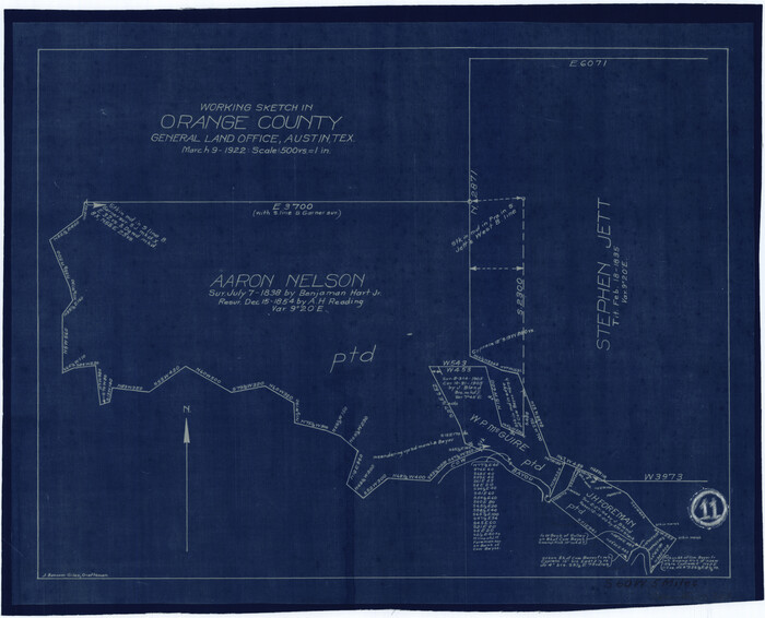 71343, Orange County Working Sketch 11, General Map Collection