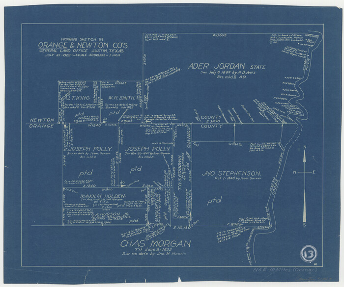 71345, Orange County Working Sketch 13, General Map Collection