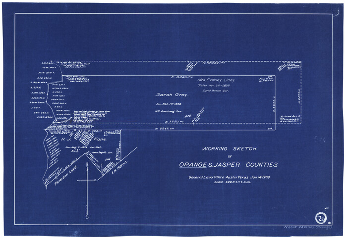 71352, Orange County Working Sketch 20, General Map Collection
