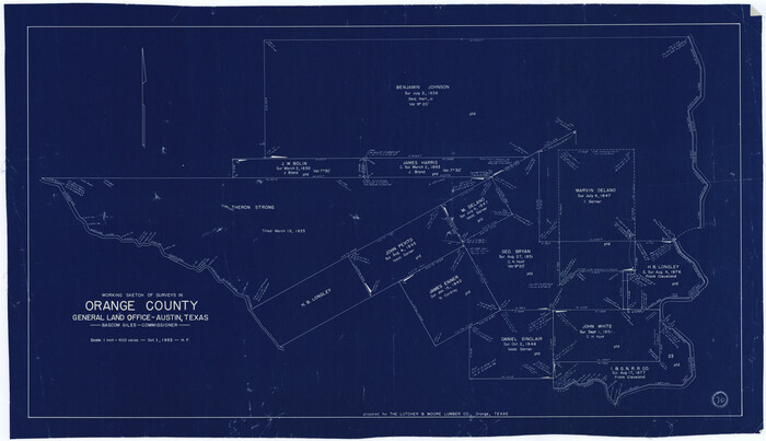 71362, Orange County Working Sketch 30, General Map Collection