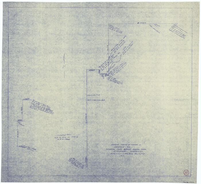 71370, Orange County Working Sketch 38, General Map Collection