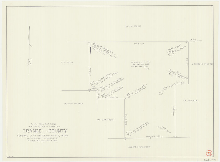 71371, Orange County Working Sketch 39, General Map Collection