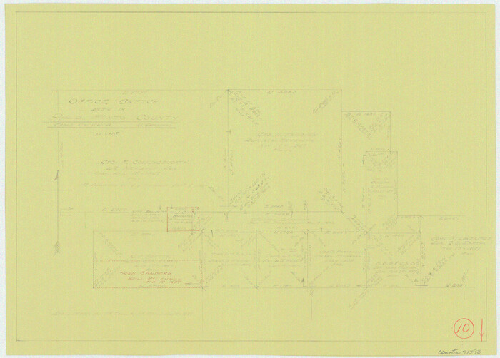 71393, Palo Pinto County Working Sketch 10, General Map Collection