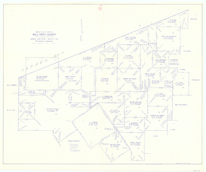 71399, Palo Pinto County Working Sketch 16, General Map Collection