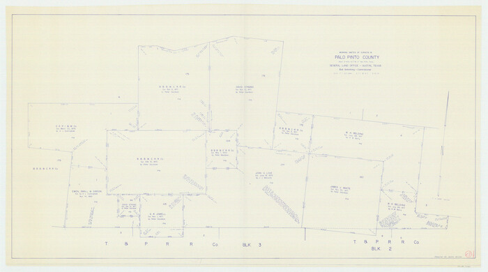 71400, Palo Pinto County Working Sketch 17, General Map Collection