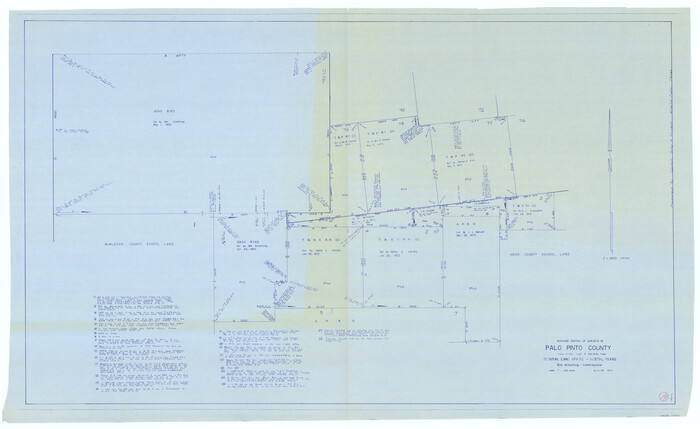 71402, Palo Pinto County Working Sketch 19, General Map Collection