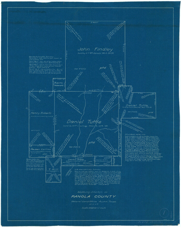 71410, Panola County Working Sketch 1, General Map Collection