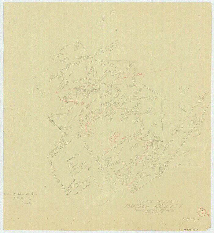 71412, Panola County Working Sketch 3, General Map Collection