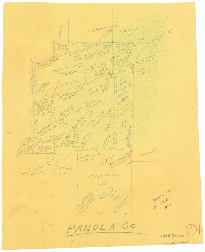 71413, Panola County Working Sketch 4, General Map Collection