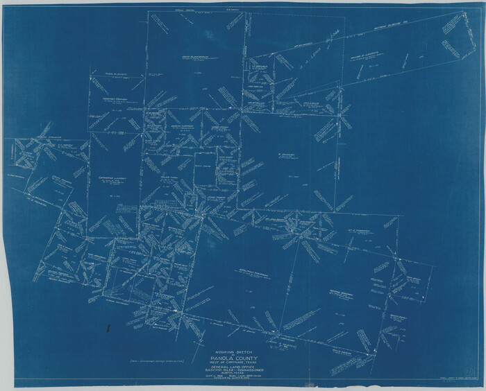 71420, Panola County Working Sketch 11, General Map Collection