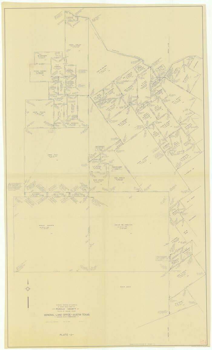 71424, Panola County Working Sketch 15, General Map Collection