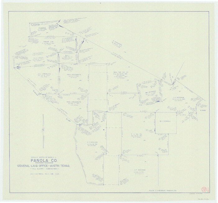 71436, Panola County Working Sketch 27, General Map Collection