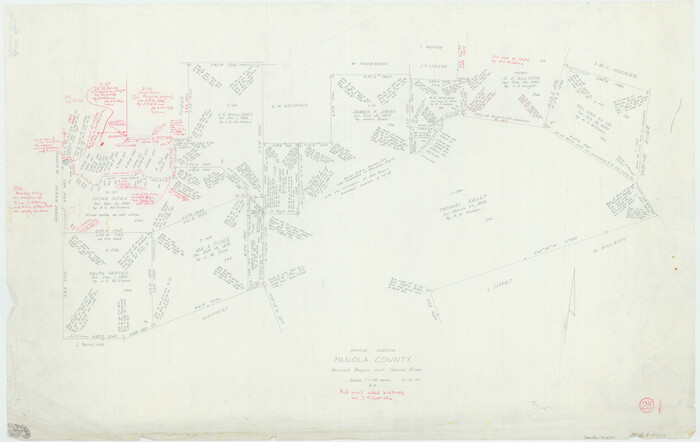 71437, Panola County Working Sketch 28, General Map Collection
