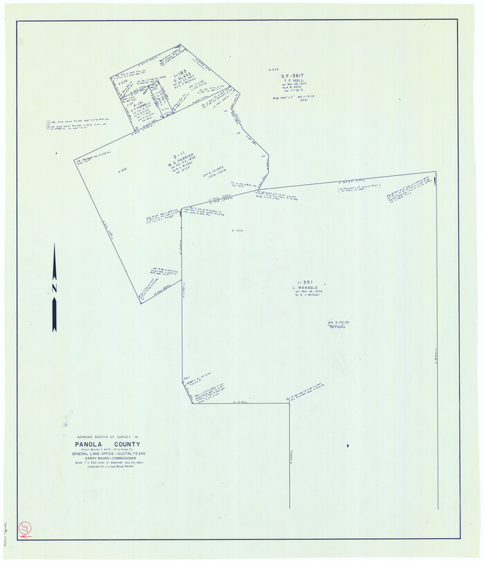71446, Panola County Working Sketch 37, General Map Collection