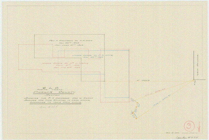 71453, Parker County Working Sketch 3, General Map Collection