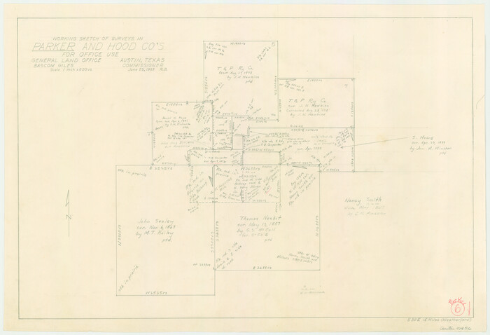 71456, Parker County Working Sketch 6, General Map Collection