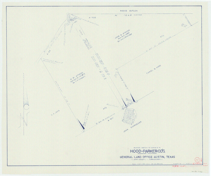 71461, Parker County Working Sketch 11, General Map Collection