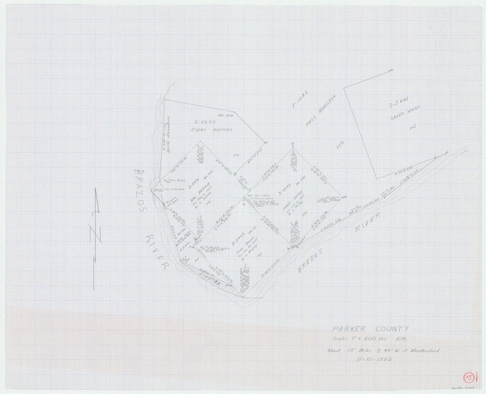 71465, Parker County Working Sketch 15, General Map Collection