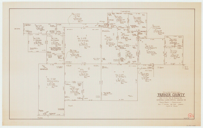 71466, Parker County Working Sketch 16, General Map Collection