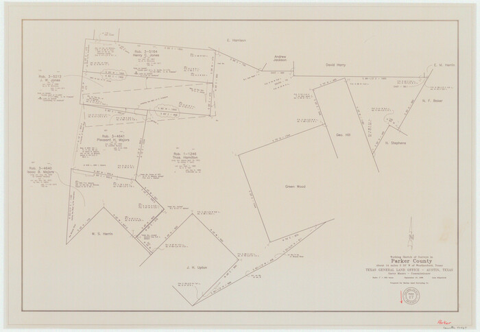 71467, Parker County Working Sketch 17, General Map Collection