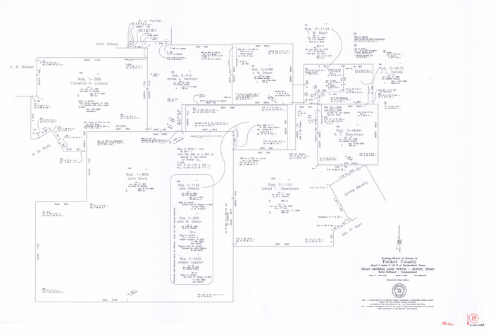 71468, Parker County Working Sketch 18, General Map Collection