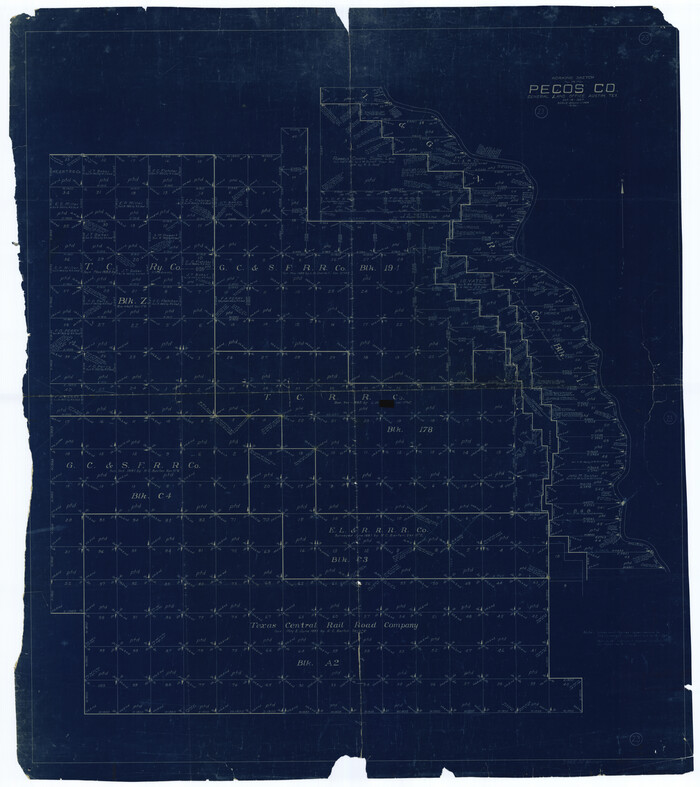 71494, Pecos County Working Sketch 23, General Map Collection