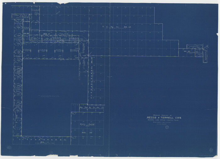 71498, Pecos County Working Sketch 27, General Map Collection