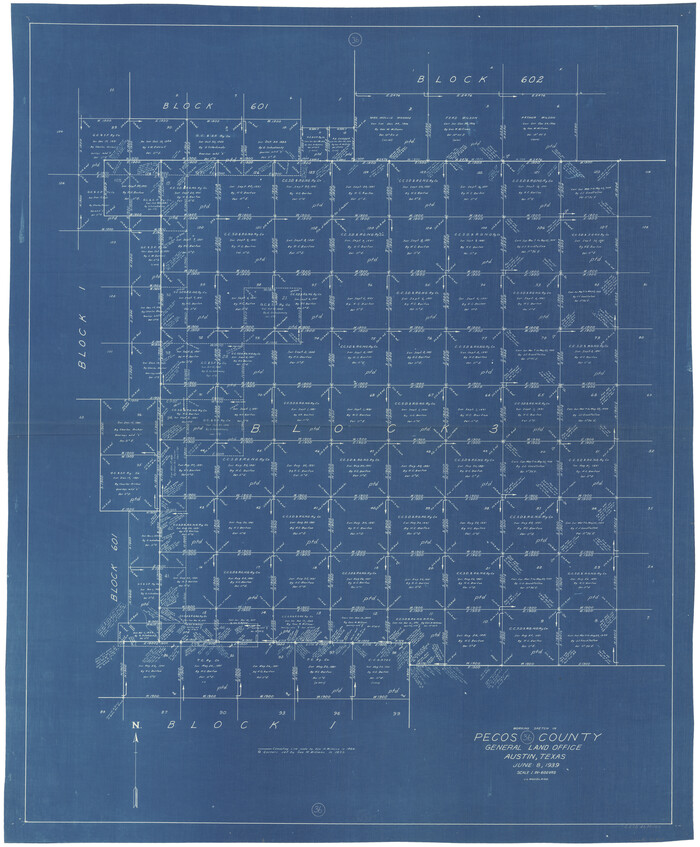 71508, Pecos County Working Sketch 36, General Map Collection