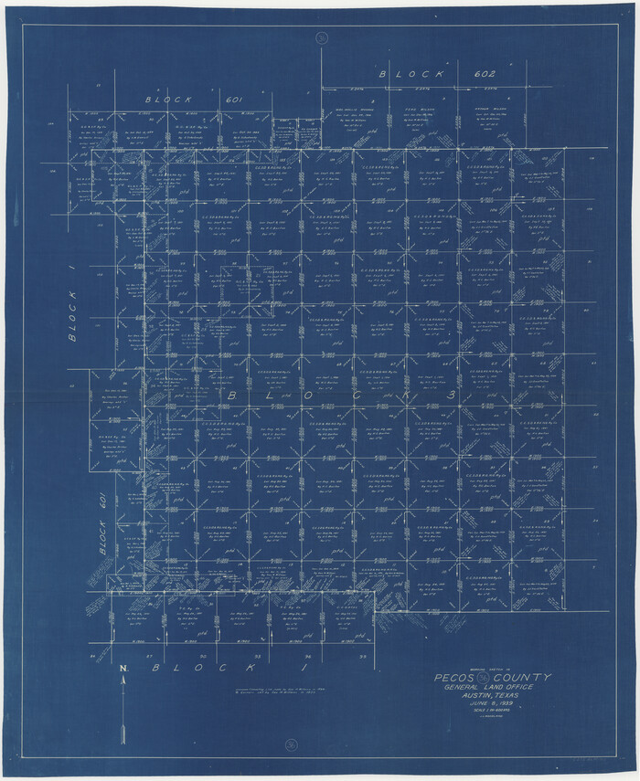 71508, Pecos County Working Sketch 36, General Map Collection