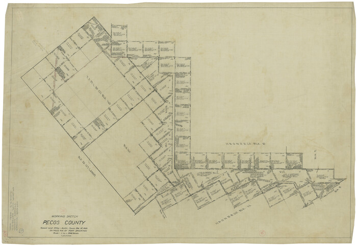 71510, Pecos County Working Sketch 38, General Map Collection