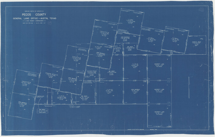 71536, Pecos County Working Sketch 64, General Map Collection