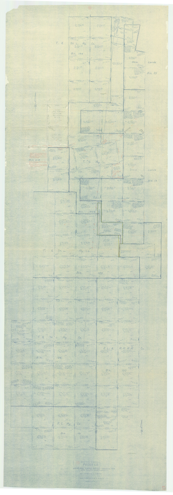 71545, Pecos County Working Sketch 73, General Map Collection