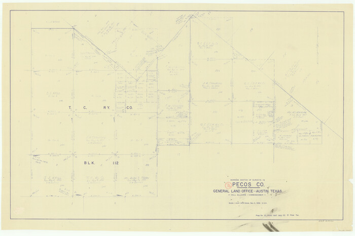 71548, Pecos County Working Sketch 76, General Map Collection