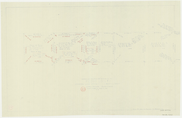 71555, Pecos County Working Sketch 83, General Map Collection