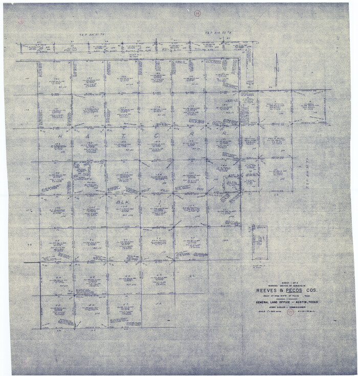 71568, Pecos County Working Sketch 95, General Map Collection