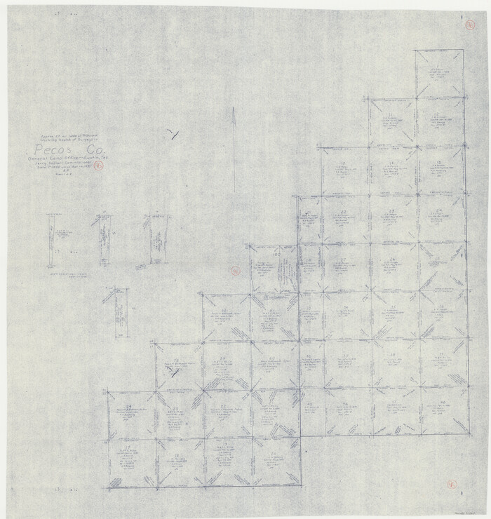 71569, Pecos County Working Sketch 96, General Map Collection