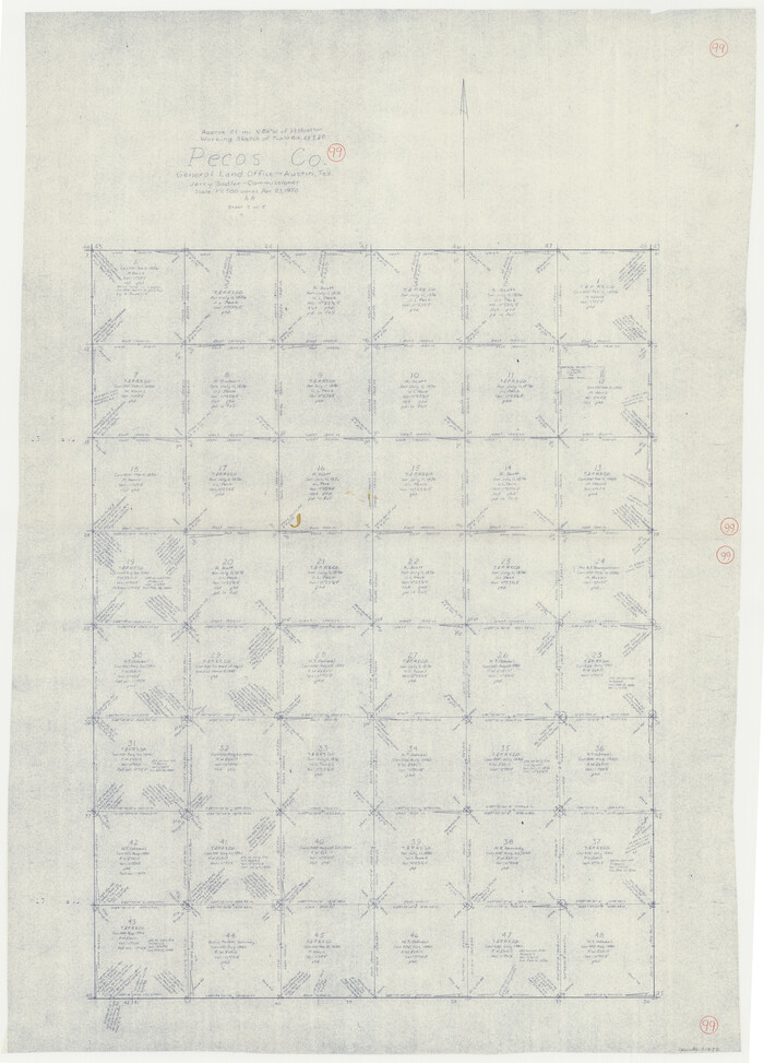 71572, Pecos County Working Sketch 99, General Map Collection