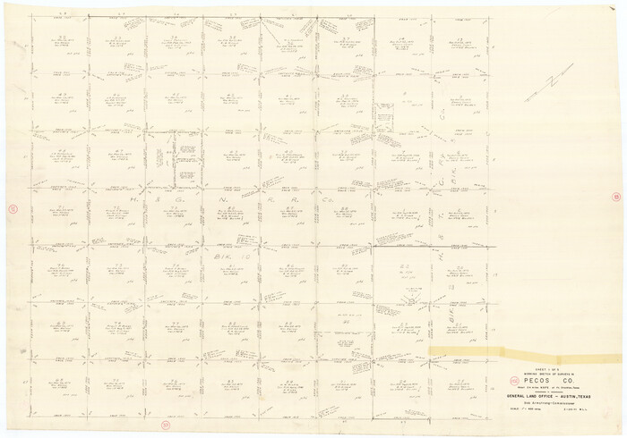 71575, Pecos County Working Sketch 102, General Map Collection