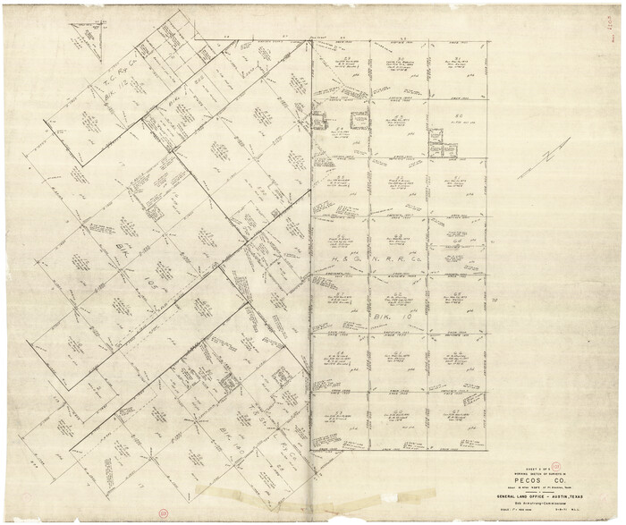 71576, Pecos County Working Sketch 103, General Map Collection