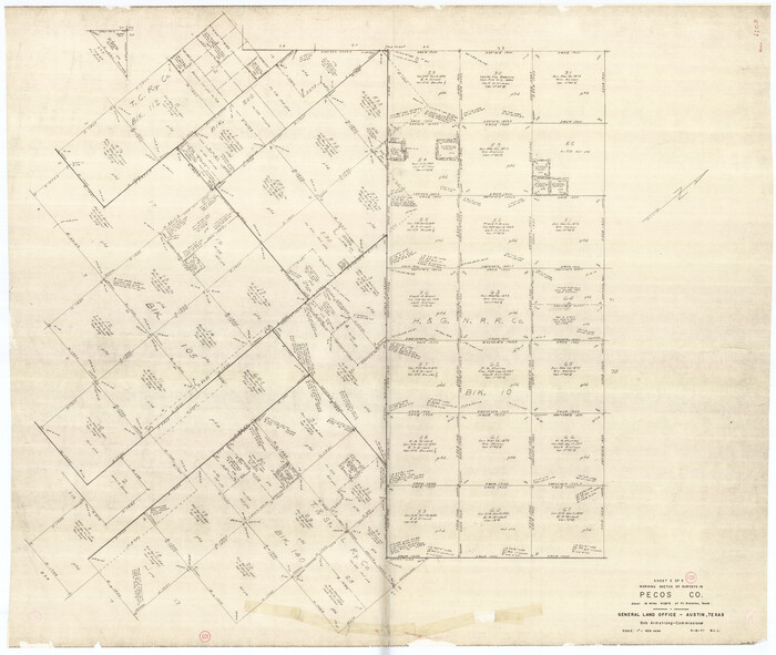 71576, Pecos County Working Sketch 103, General Map Collection