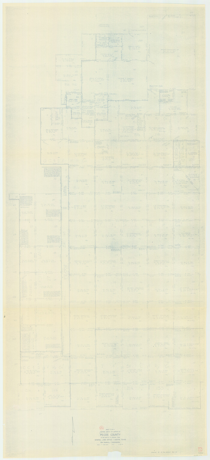 71599, Pecos County Working Sketch 126, General Map Collection