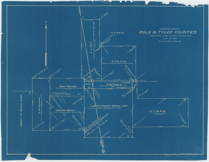 71620, Polk County Working Sketch 5, General Map Collection