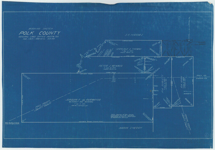 71621, Polk County Working Sketch 6, General Map Collection
