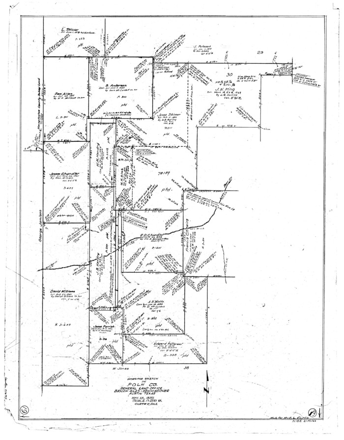 71634, Polk County Working Sketch 19, General Map Collection