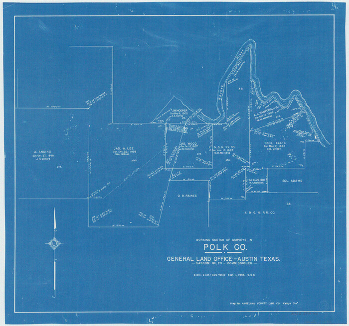 71636, Polk County Working Sketch 21, General Map Collection