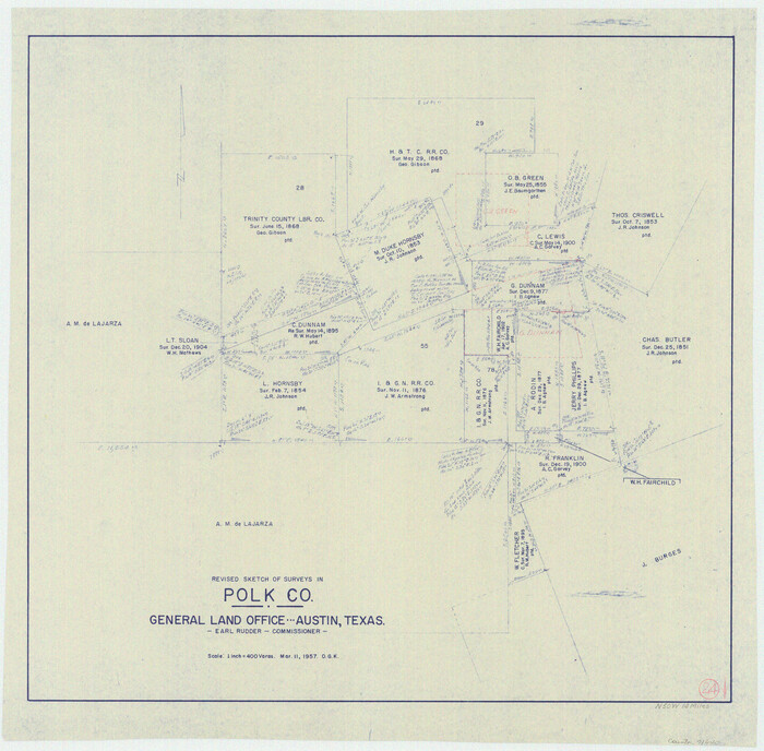 71640, Polk County Working Sketch 24, General Map Collection